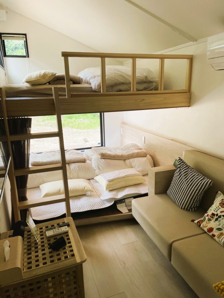 宿泊棟のお部屋