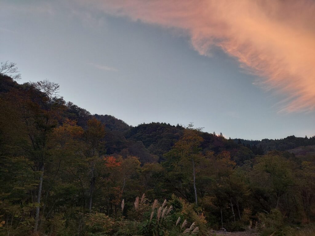 夕方の空